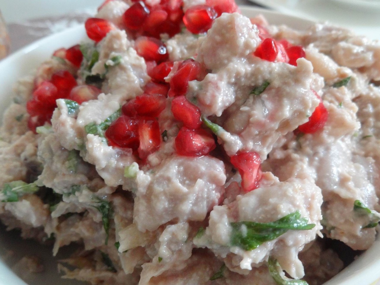 Beans in Walnut Sauce