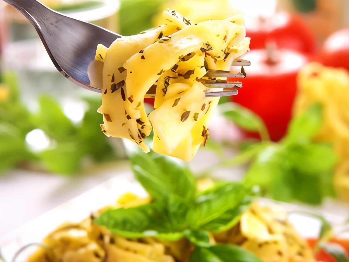 Fettuccine with Melted Brie, Cherry Tomatoes, and Basil