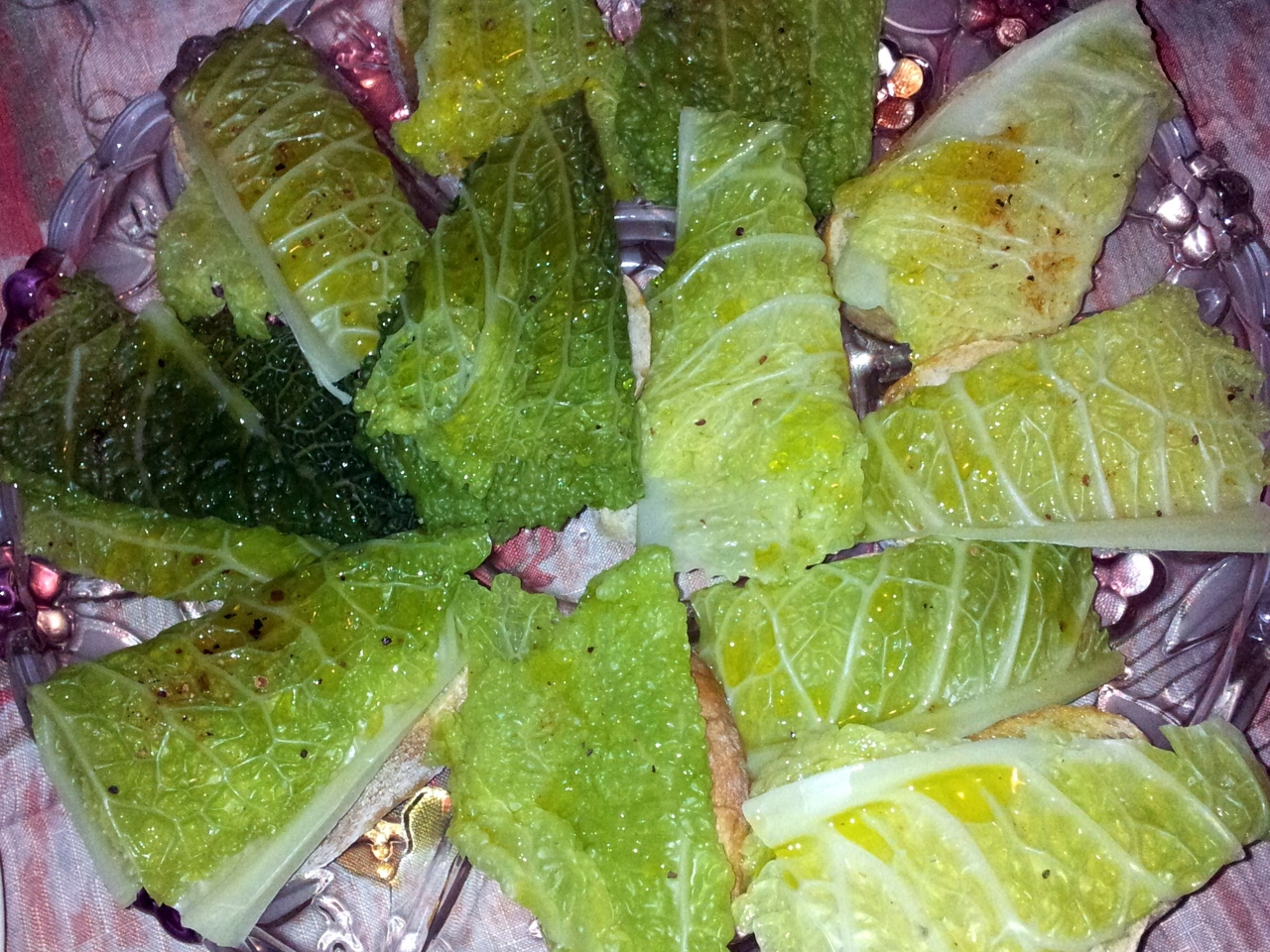 Fettuccine with Savoy Cabbage