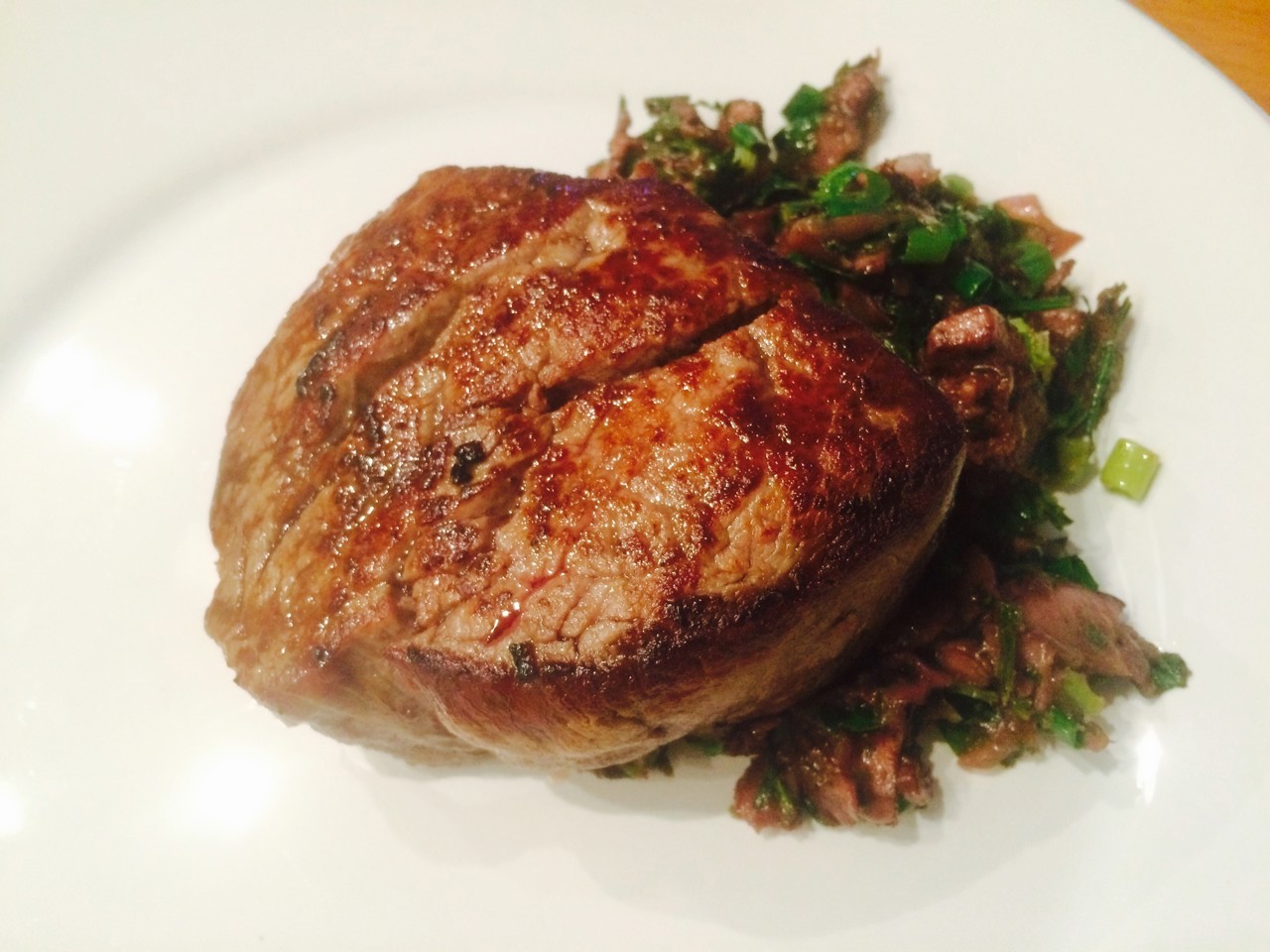 Filet Mignon with Mushroom Sauce