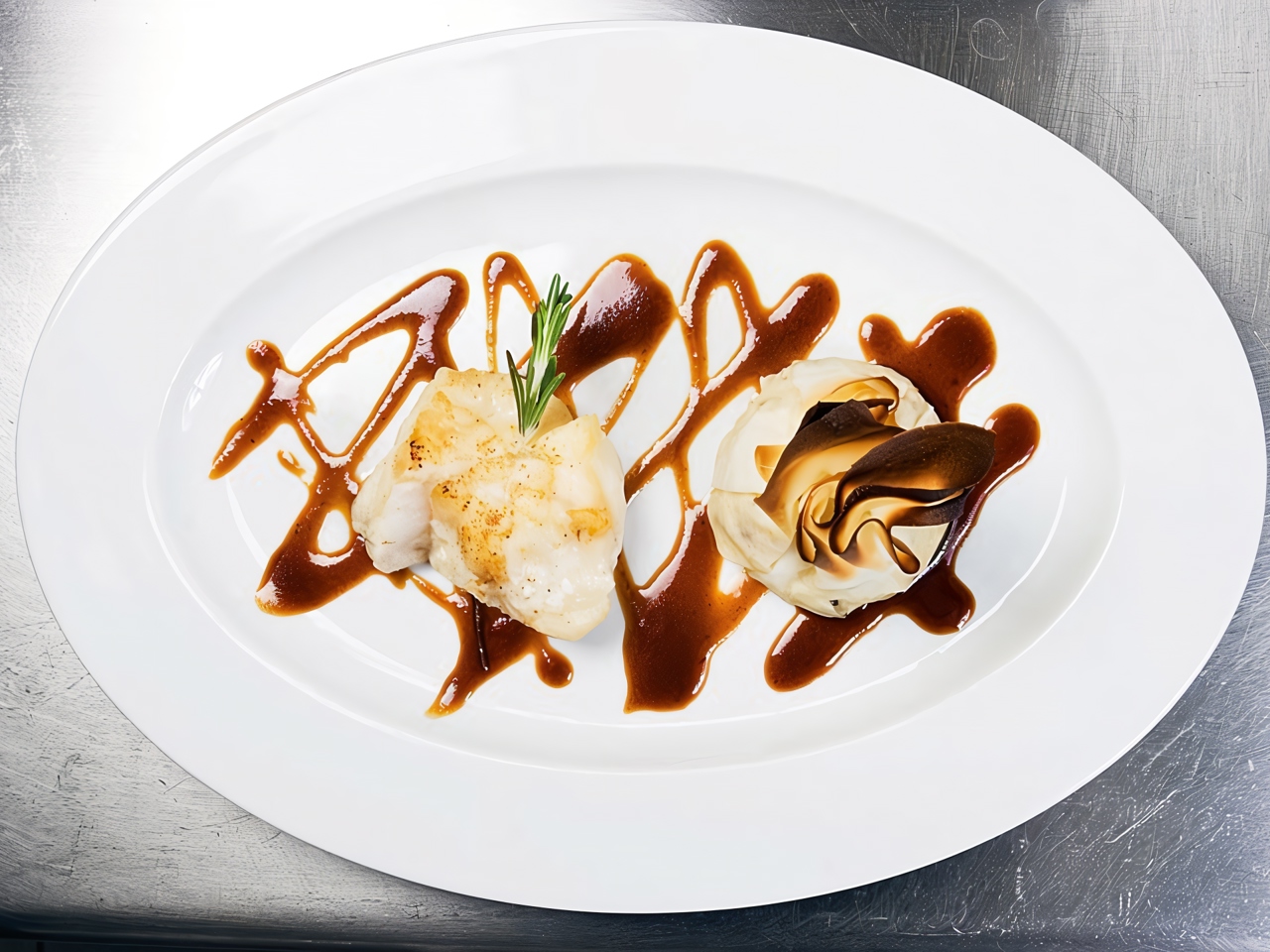 Monkfish Fillet with Corsican Risotto