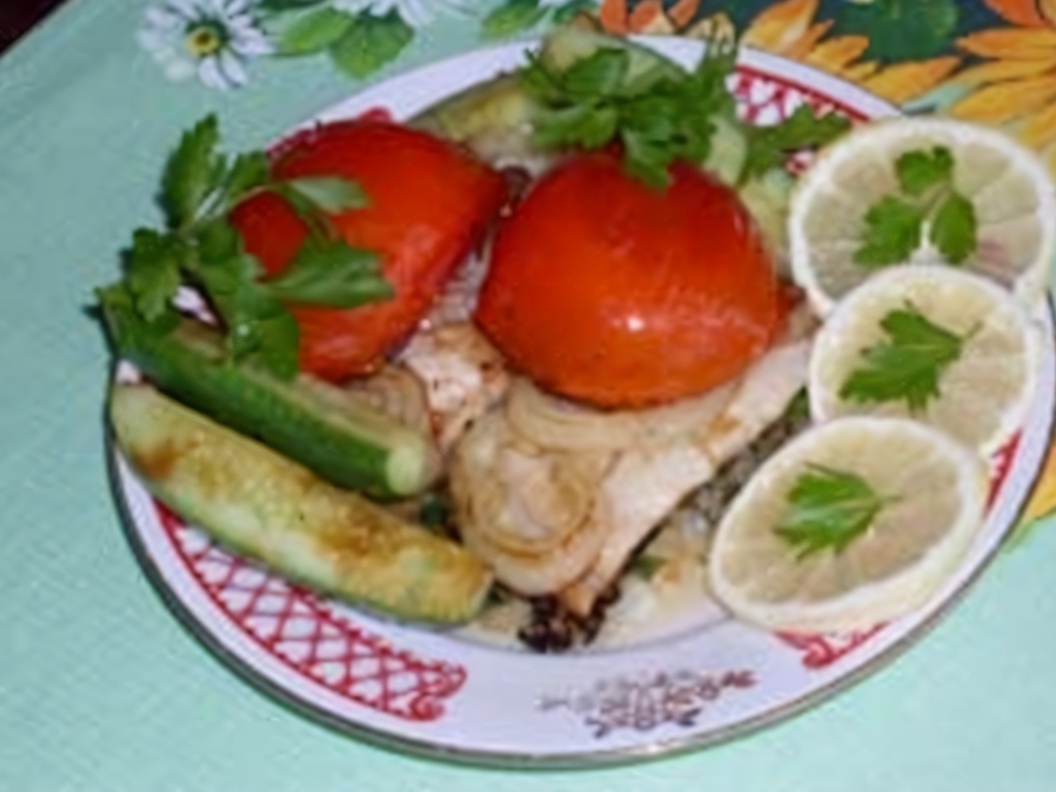 Greek Style Fish Fillet (Salamis)