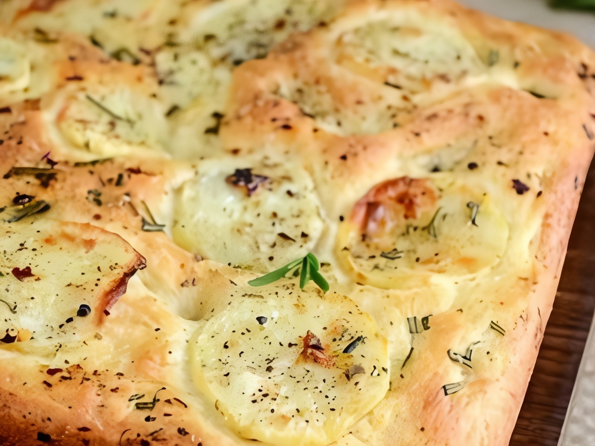 Focaccia with Potatoes and Rosemary