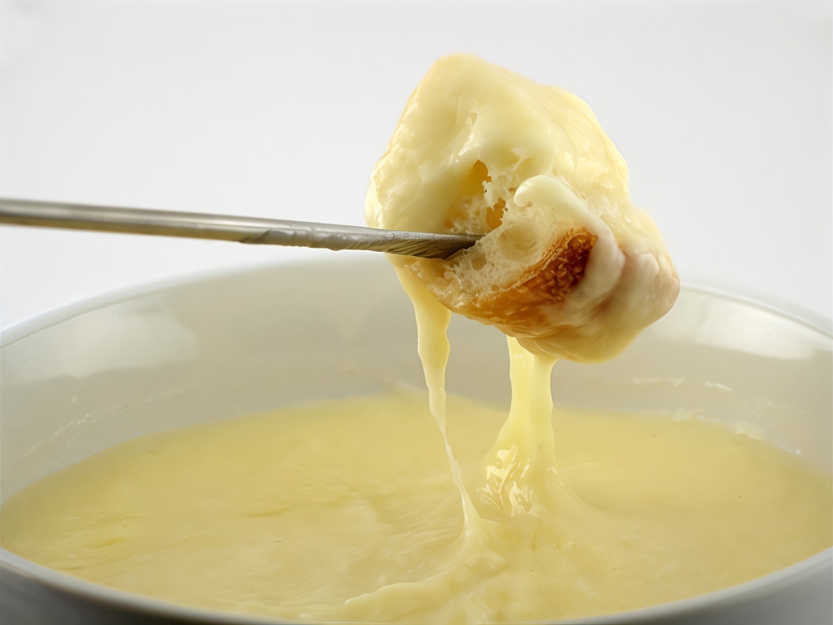 Gruyere Fondue with Caramelized Shallots