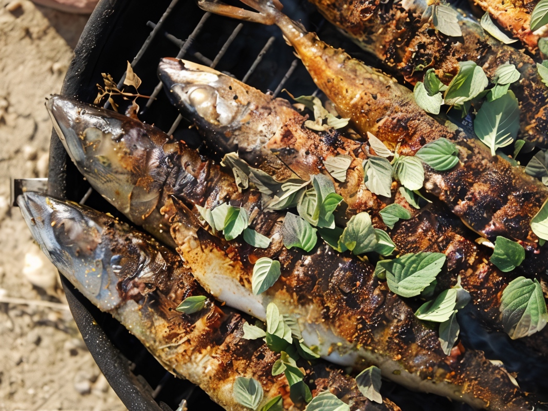 Форель на гриле с петрушкой и лимоном рецепт – Средиземноморская кухня:  Основные блюда. «Еда»