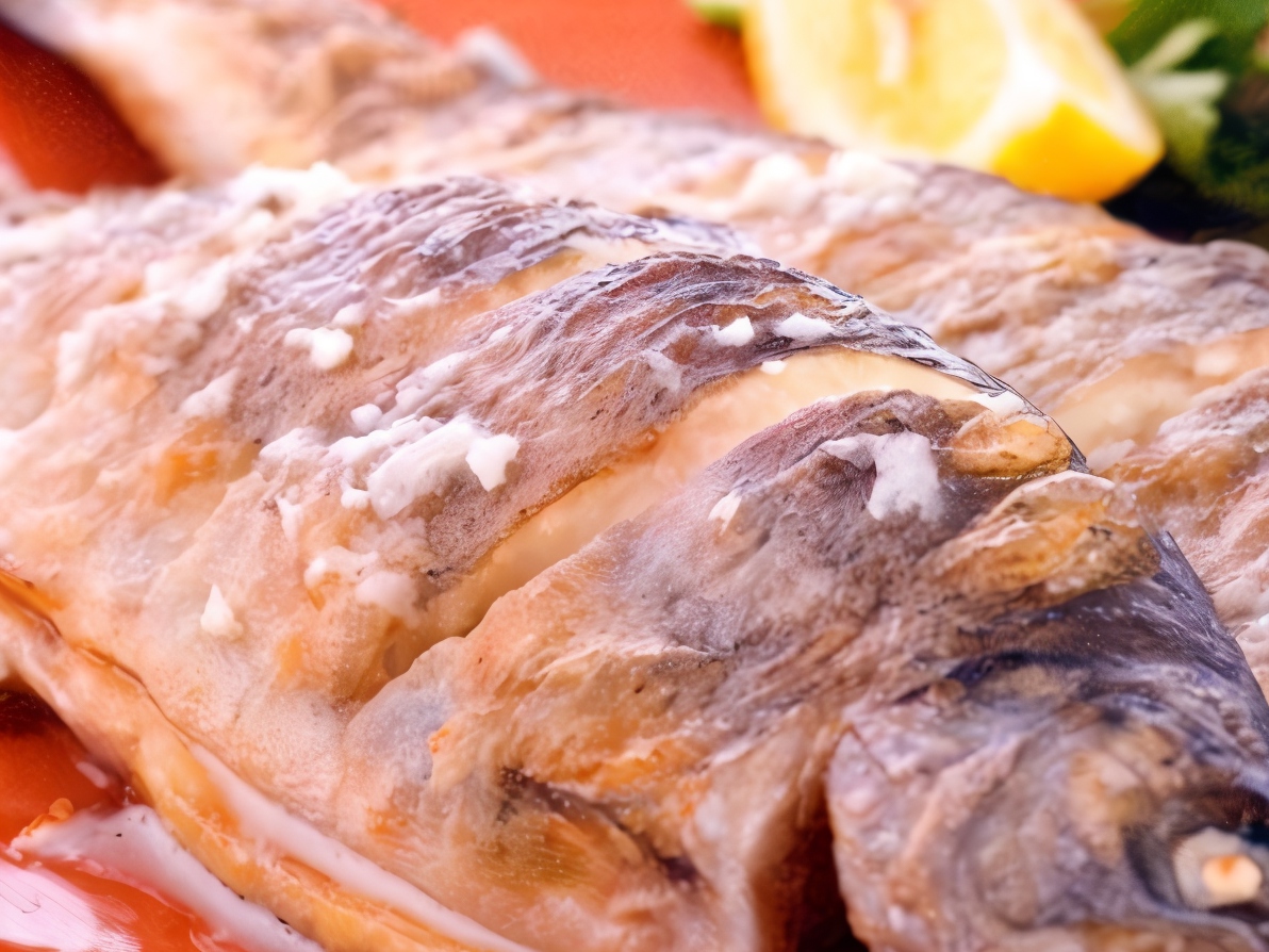 Trout with Garlic Sauce
