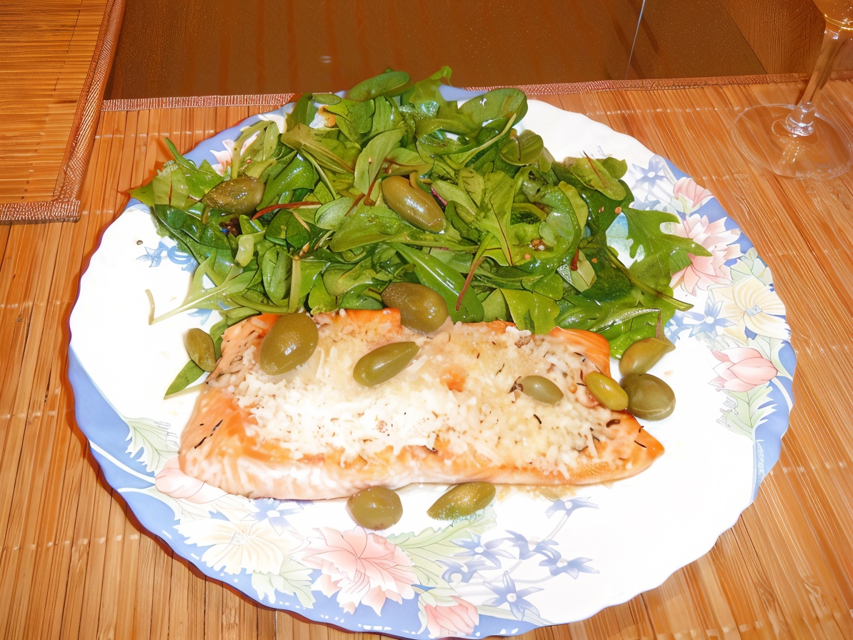 Trout with Parmesan and Thyme