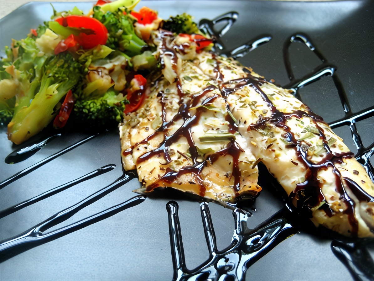 Trout with Stewed Vegetables
