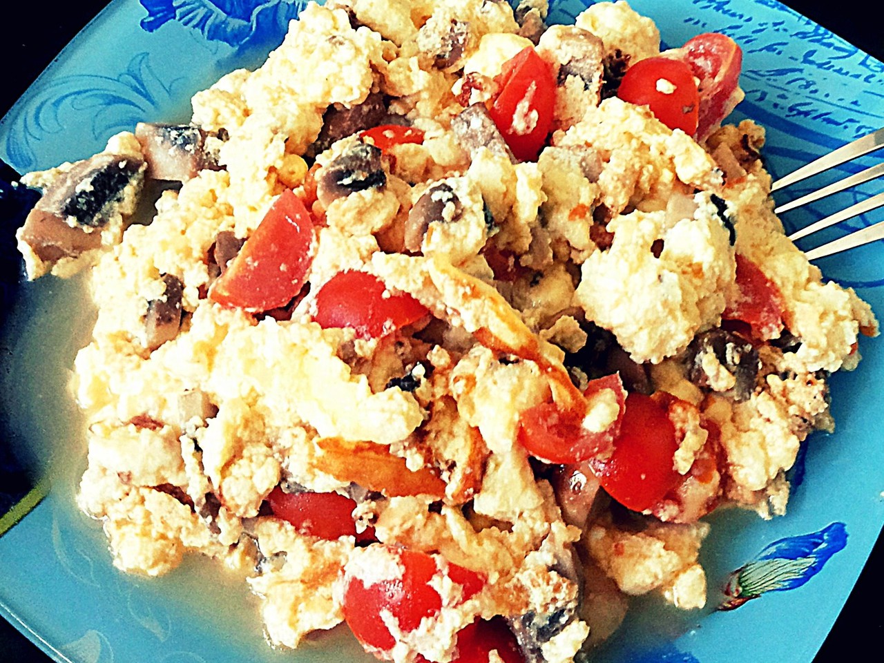 French Omelette with Mushrooms