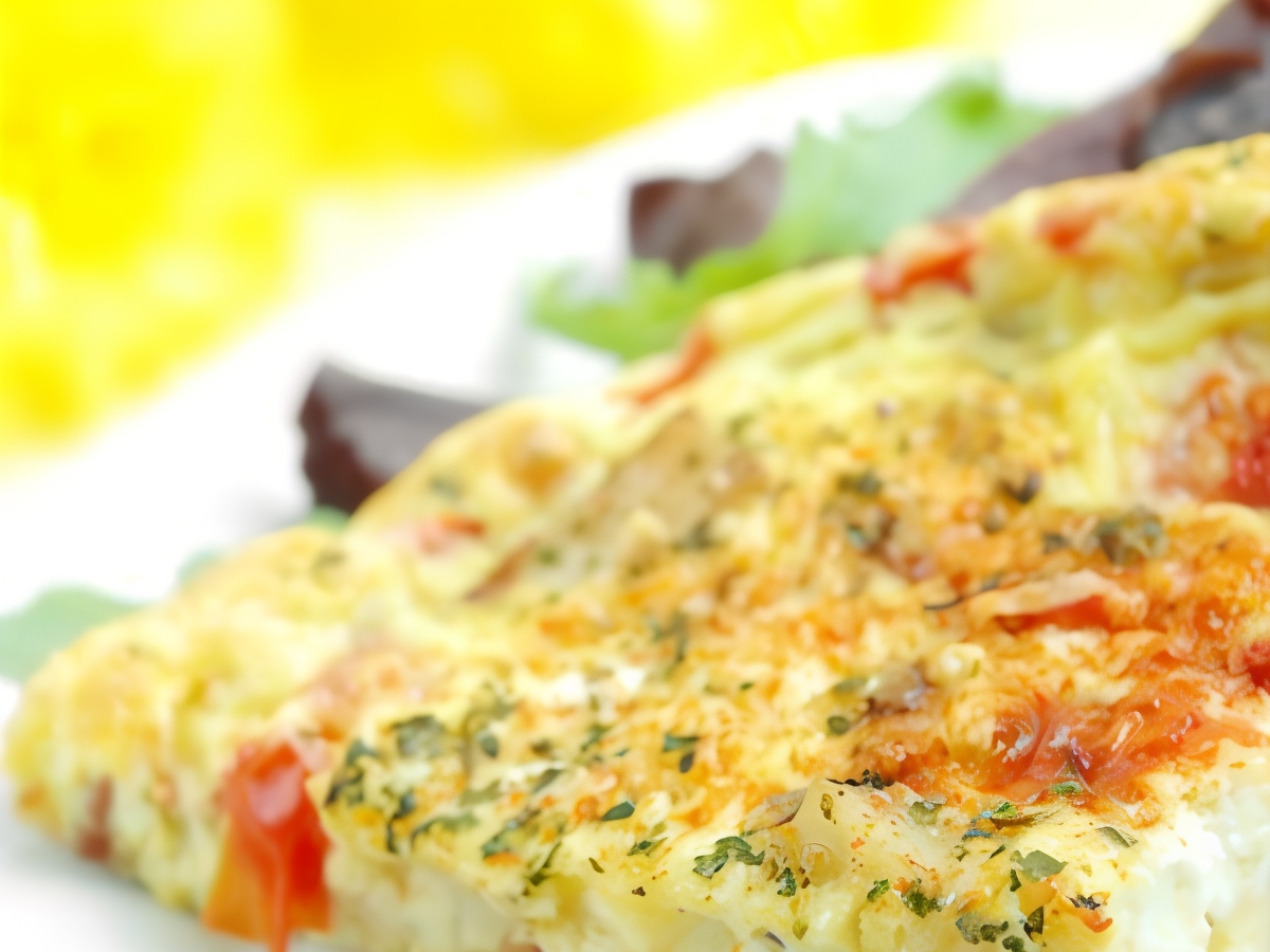 Frittata with Zucchini, Basil, and Parmesan