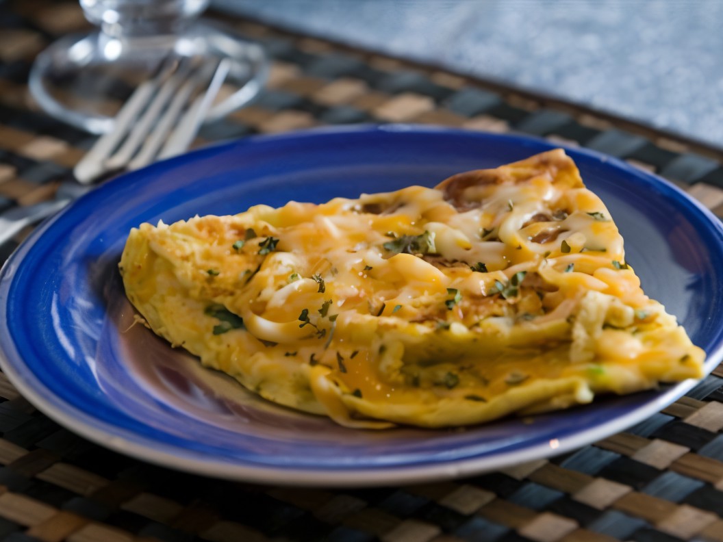 Frittata with Feta, Zucchini, and Mint