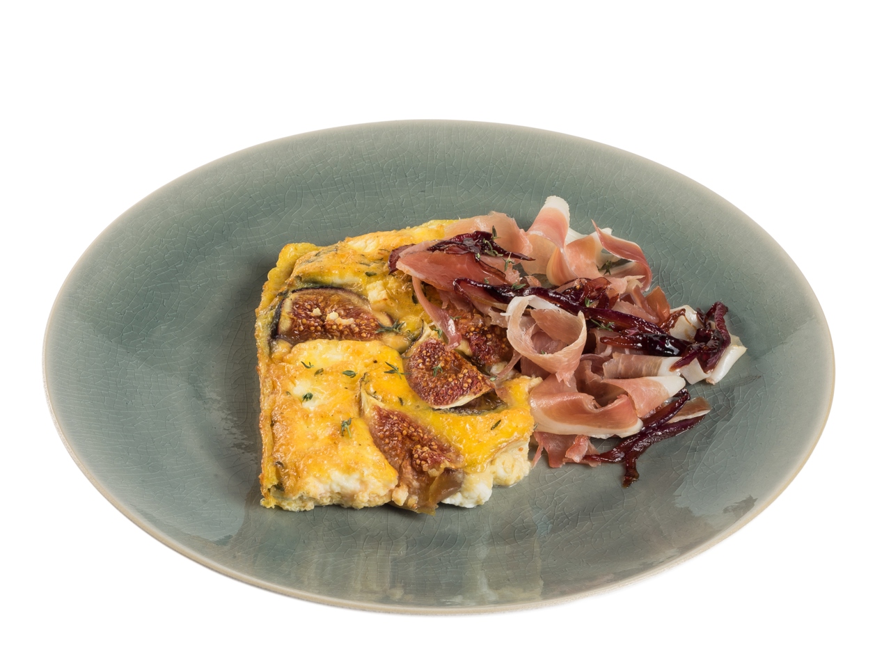 Frittata with Fig and Prosciutto
