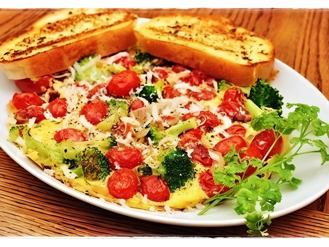 Frittata with Roasted Chili
