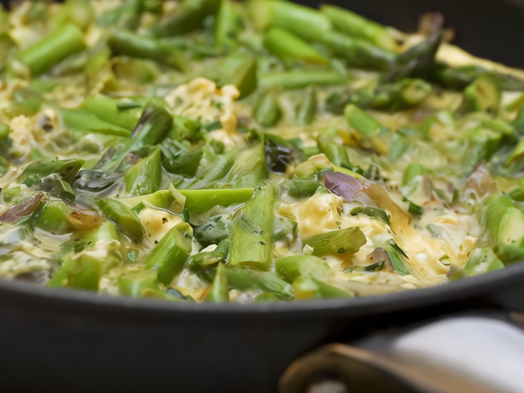 Frittata with Asparagus and Gruyère