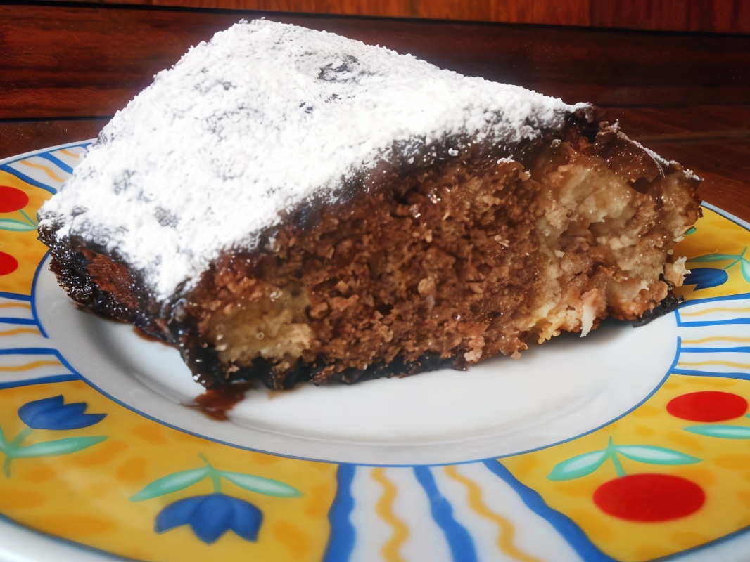 Pound Marble Cake with Glaze