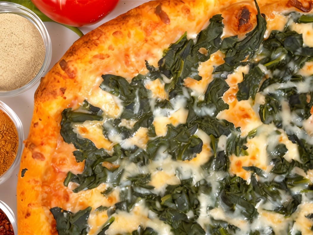 Galettes with Feta Cheese, Spinach, and Pine Nuts