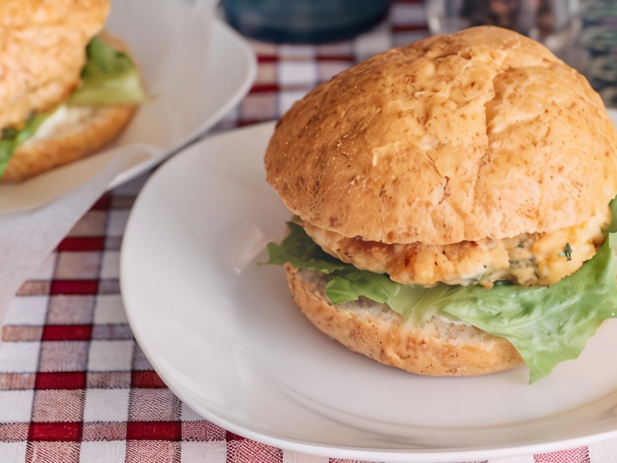 Chicken Burgers with Feta and Spinach