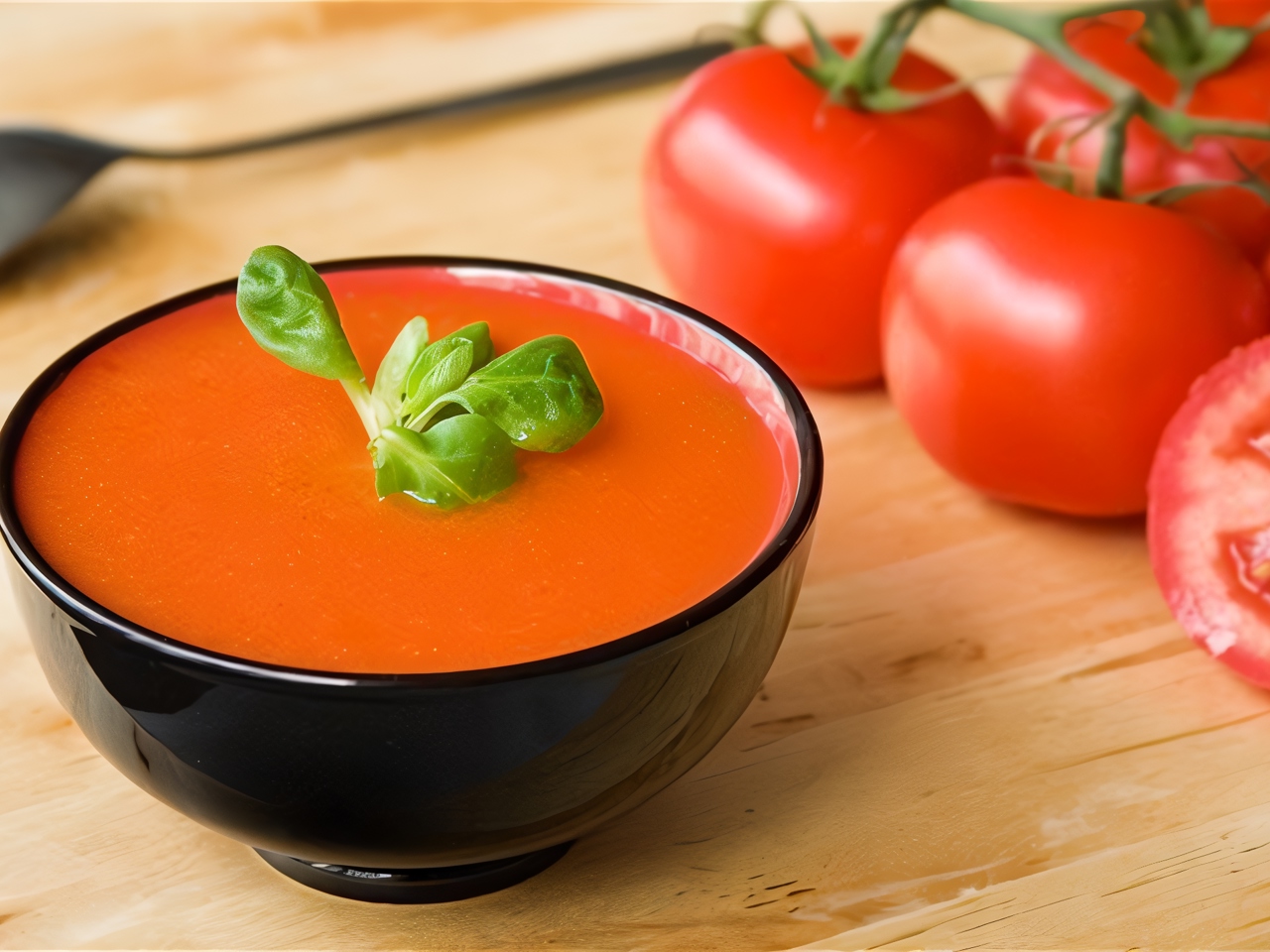 Gazpacho with Avocado