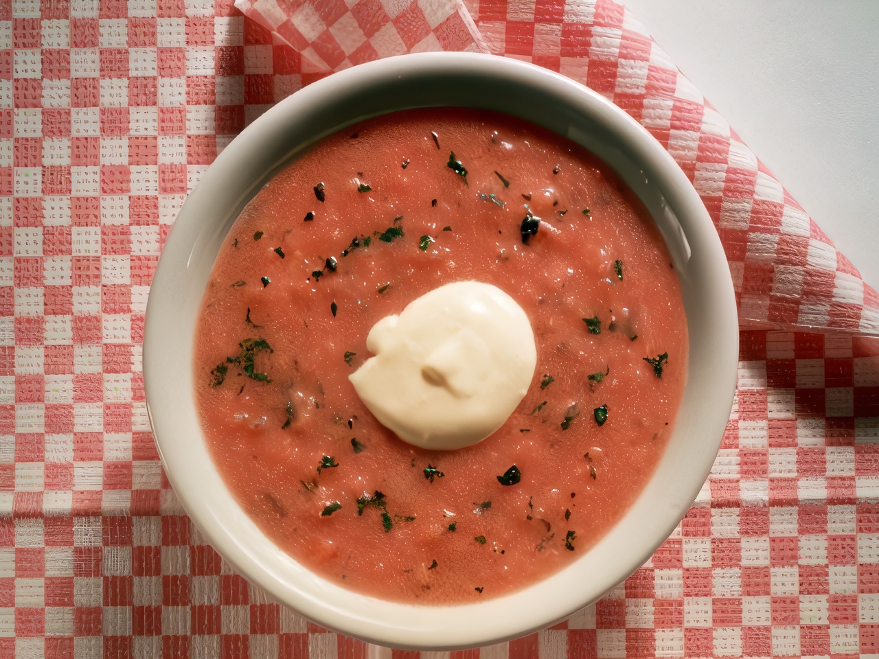 Gazpacho with Cayenne Pepper