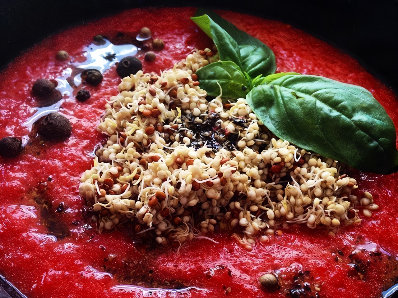 Gazpacho with Quinoa
