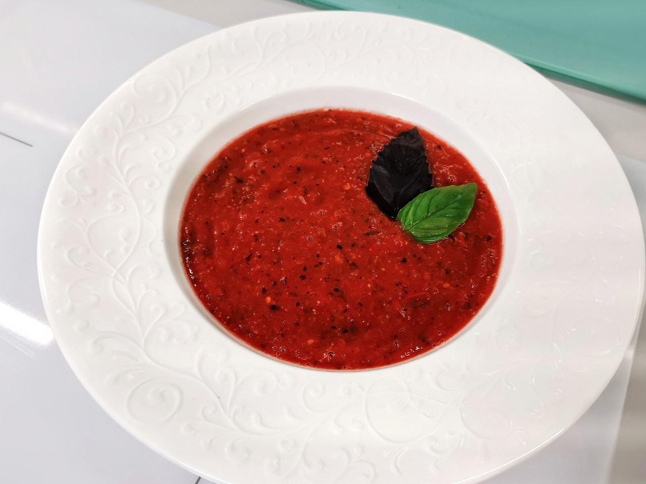 Gazpacho with Celery
