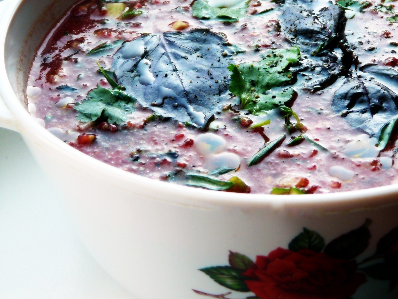 Gazpacho with Lime Juice