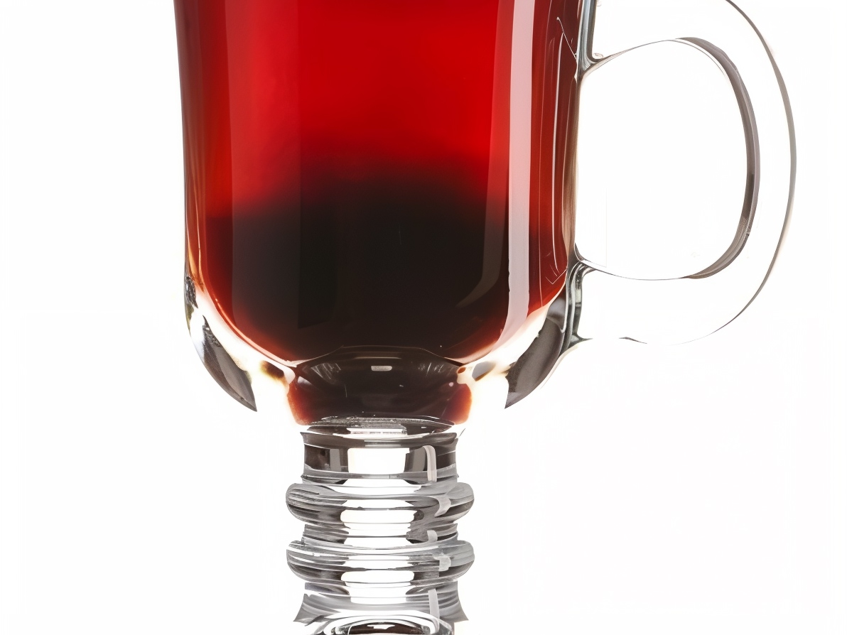 Mulled Wine with Port, Lemon Zest, and Nutmeg