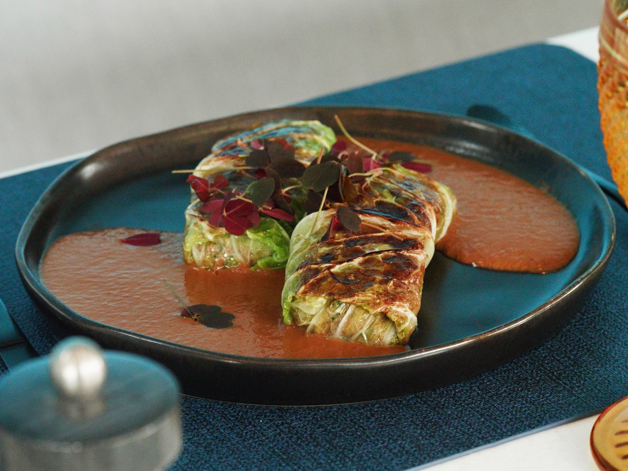 Stuffed Cabbage Rolls with Beef in Greek Style