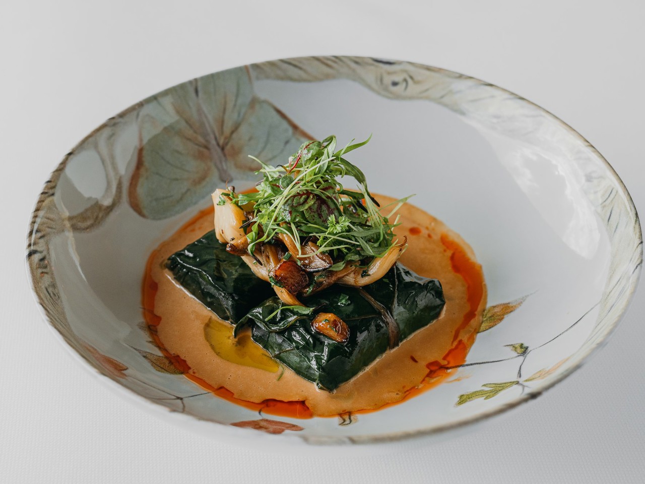 Cabbage Rolls with Crab