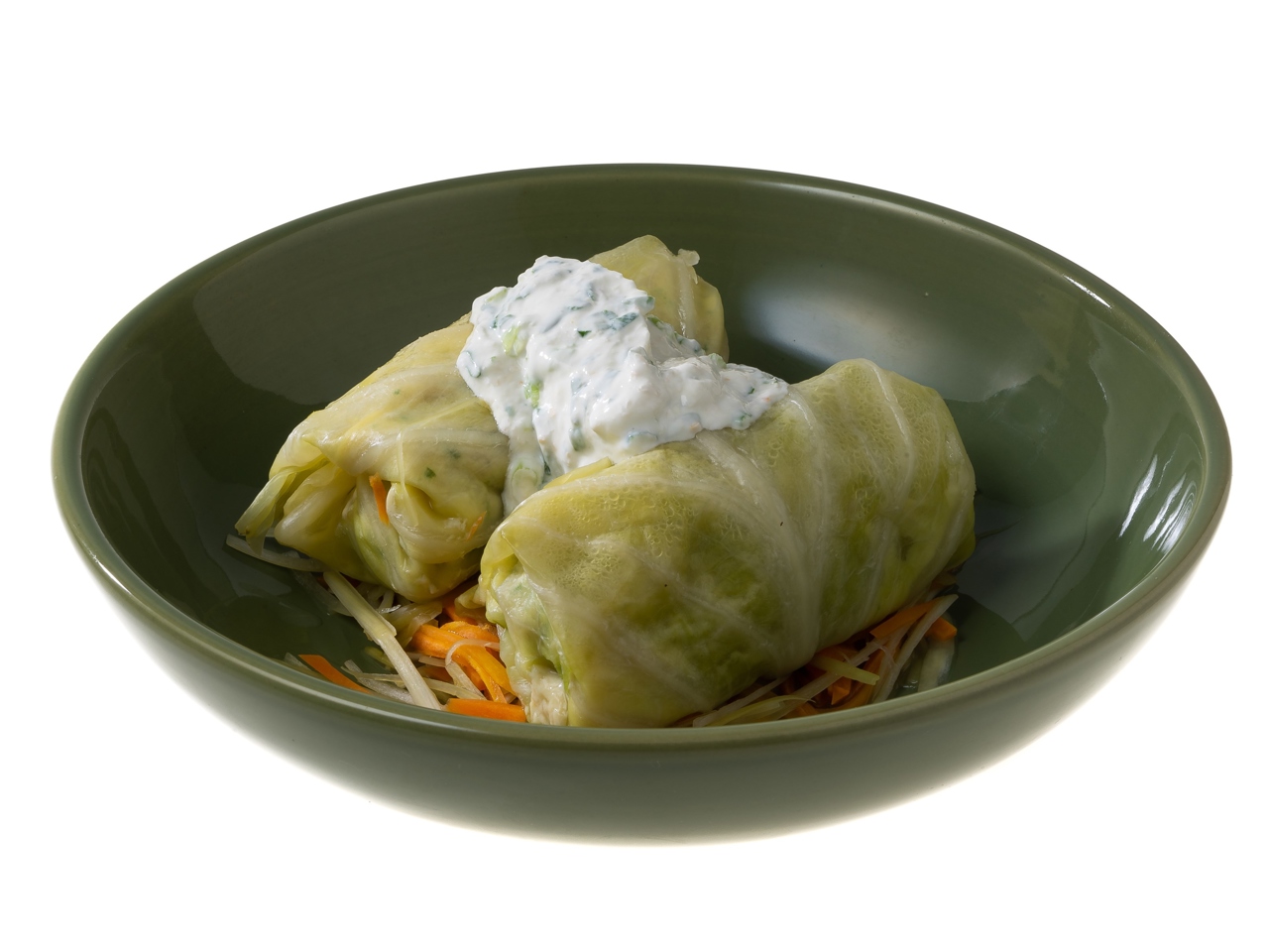 Stuffed Cabbage Rolls with Tilapia in the Oven