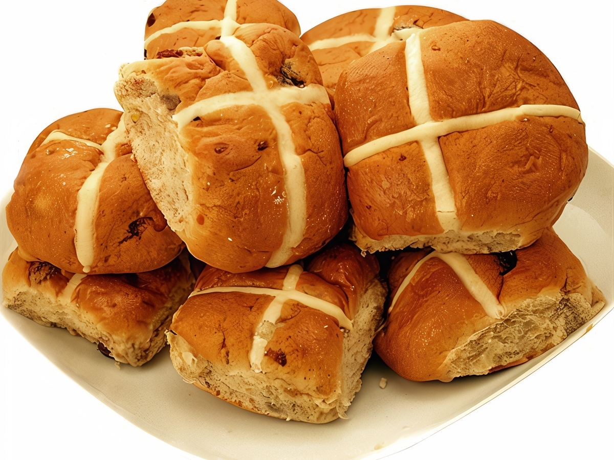 Hot Buns with Raisins
