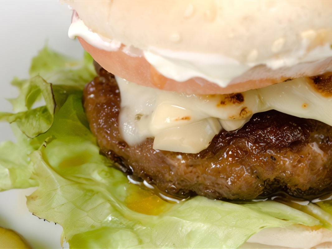 Hot Hamburgers with Feta Cheese and Beef