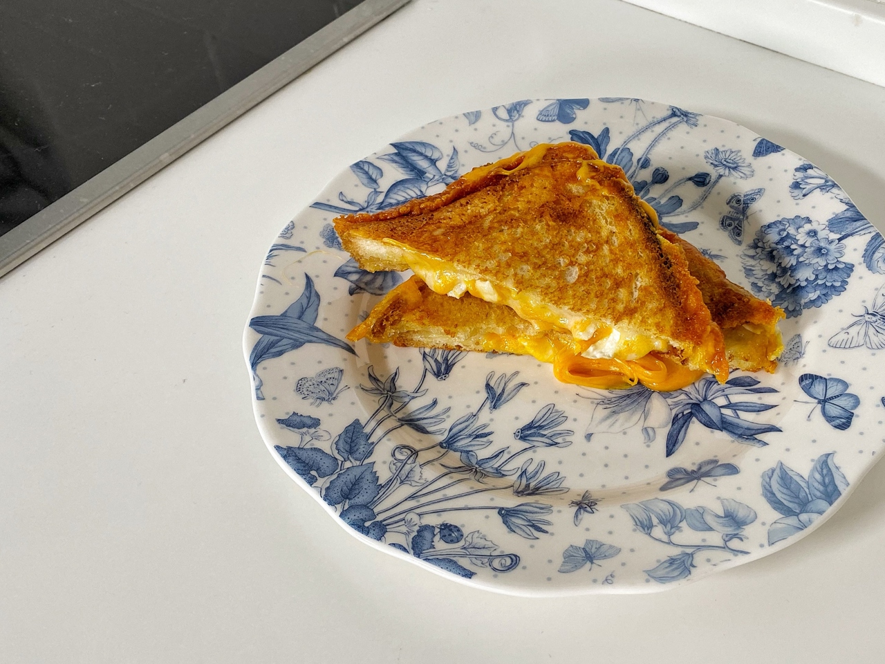 Hot Sandwich with Three Cheeses