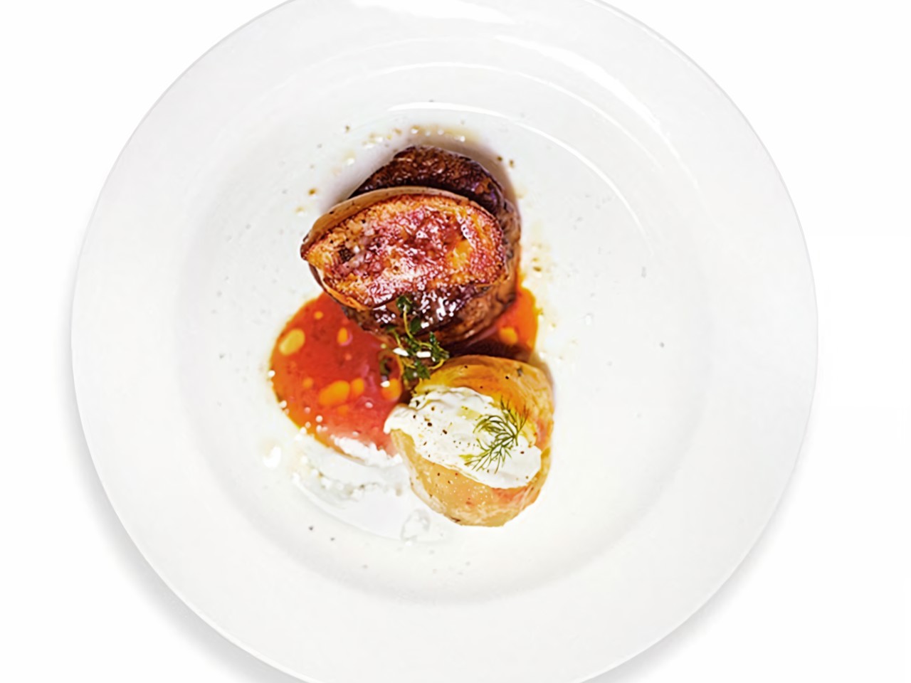 Beef Rossini in Russian Style