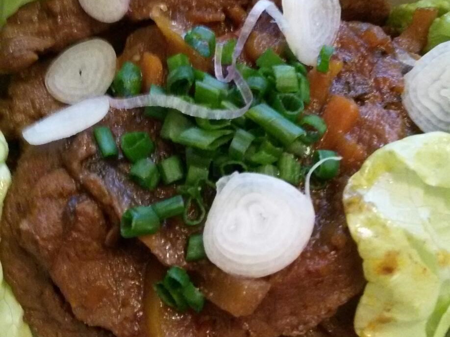 Beef with Eggplants Chinese Style