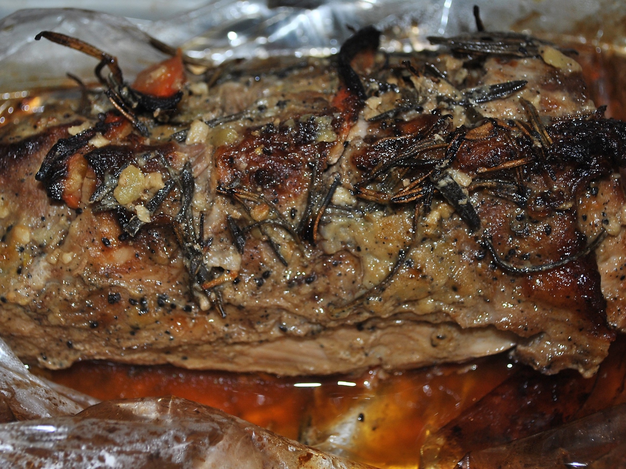 Beef in Mustard, Kiwi, and Rosemary Marinade
