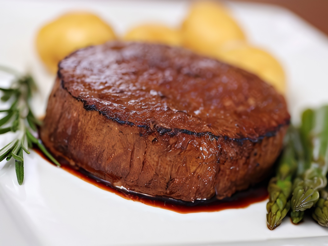 Beef Medallions in Aromatic Herb Oil