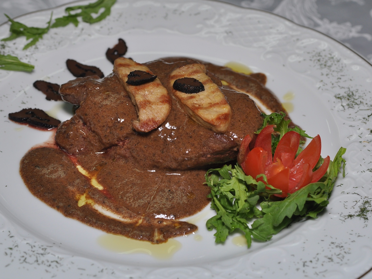 Beef Tenderloin with Foie Gras and Truffle