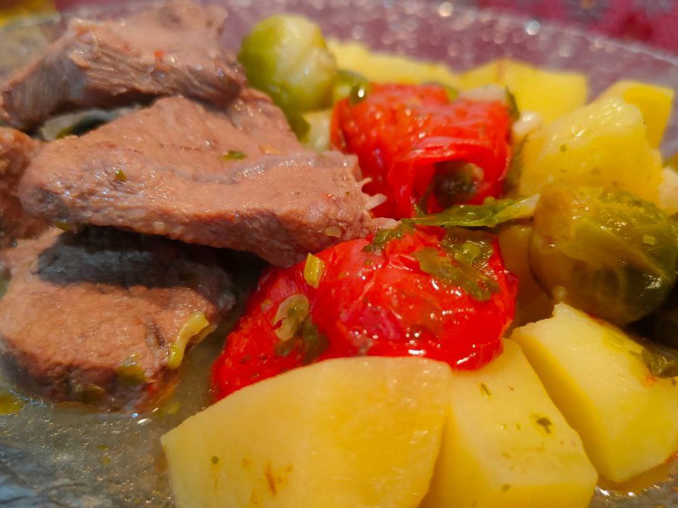 Beef Stew with Vegetables in Beer