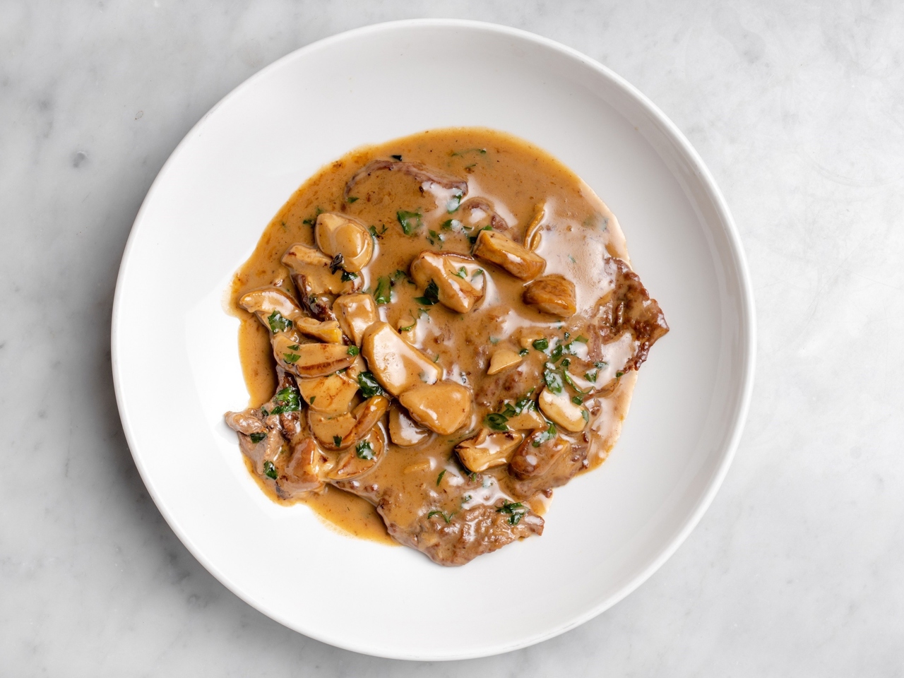 Beef Scaloppini with Porcini Mushrooms