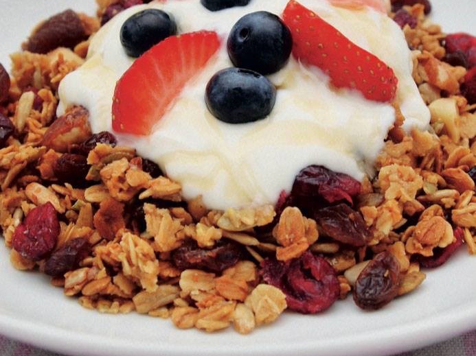 Granola with Fruits and Nuts