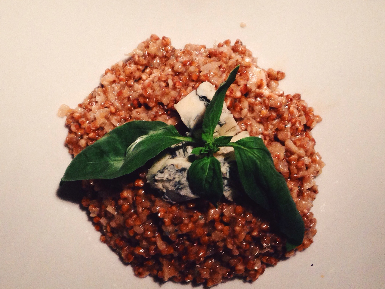 Buckwheat Risotto with Gorgonzola