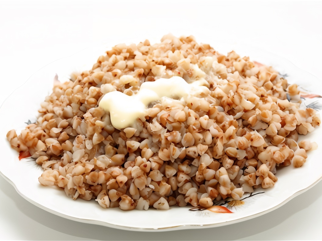Buckwheat Porridge from Roasted Groats with Butter