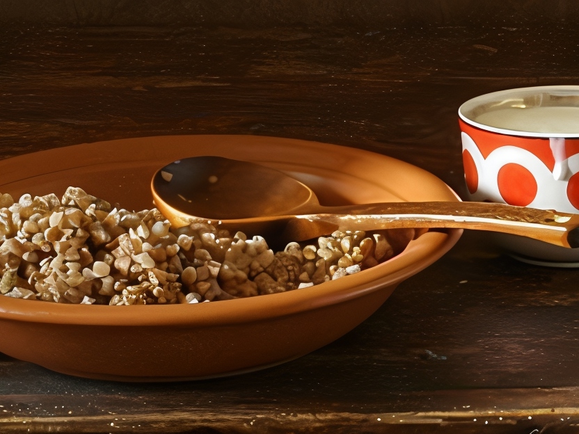 Buckwheat Porridge with Ginger Milk and Cinnamon