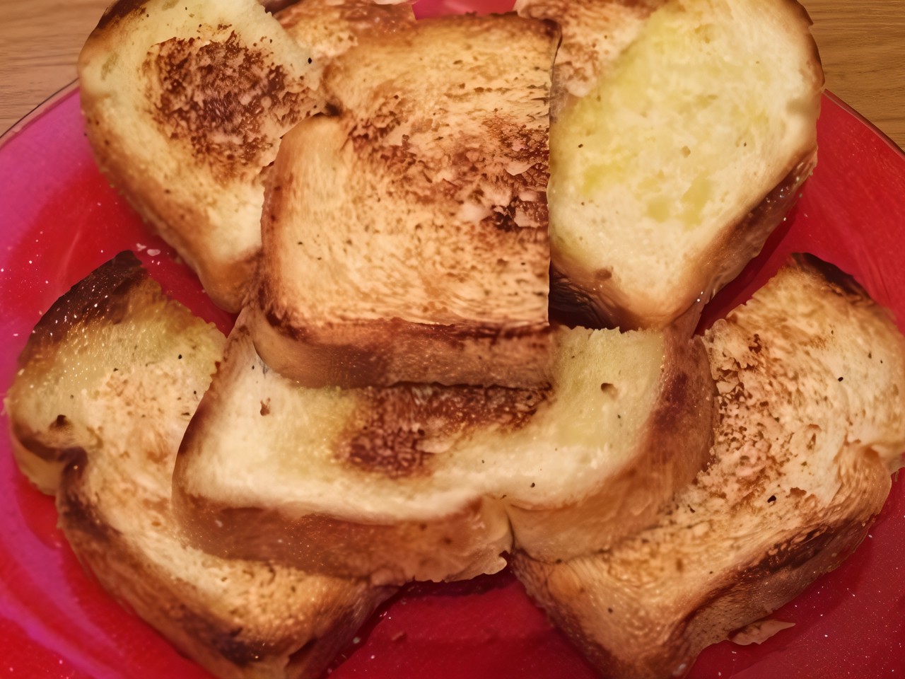 Garlic and Salt Toasts