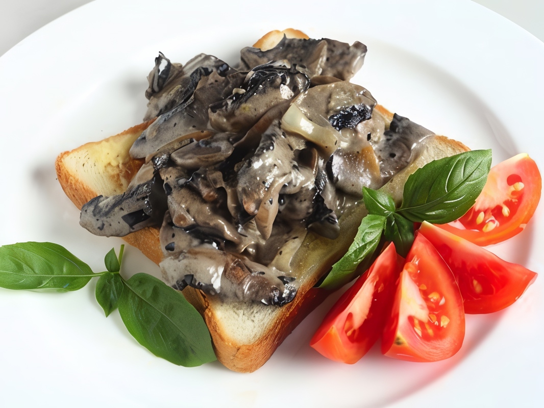 Mushrooms in Cream Sauce with Sage