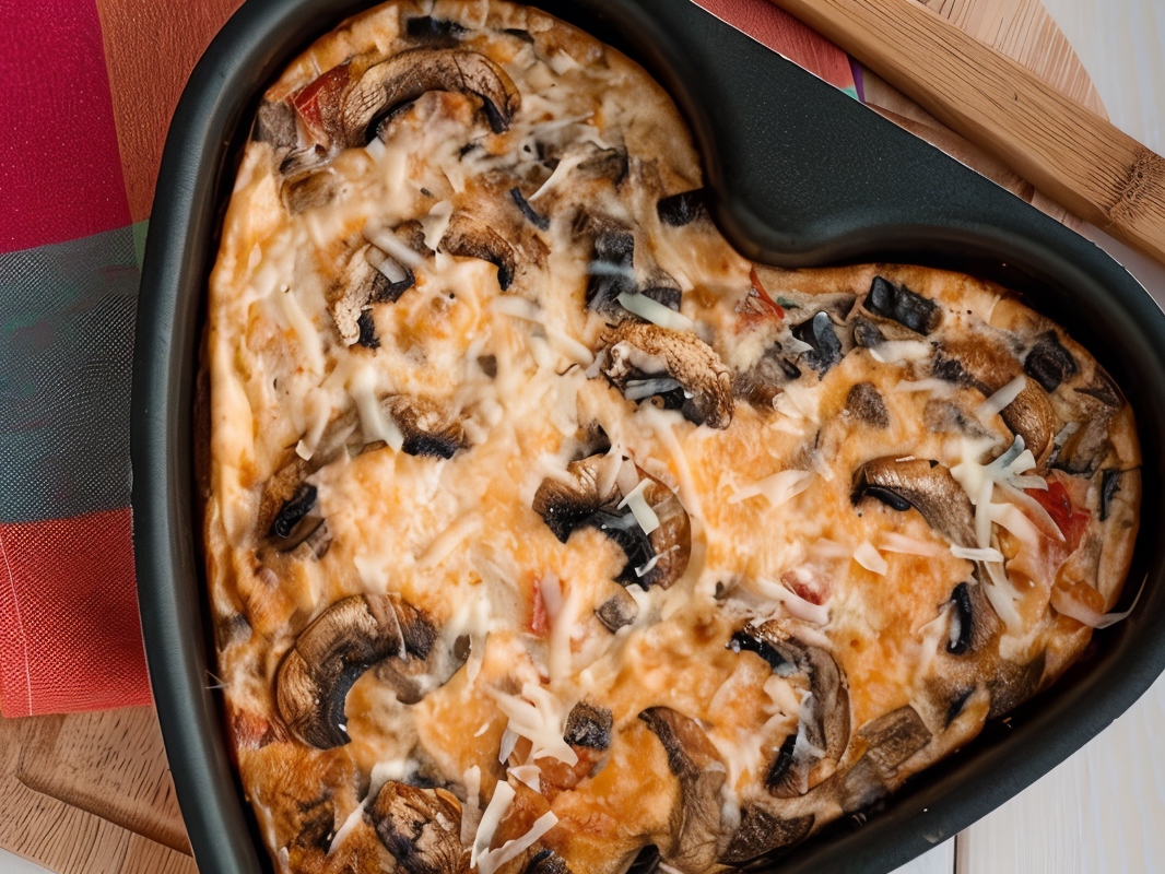 Mushroom Frittata with Sage and Parmesan