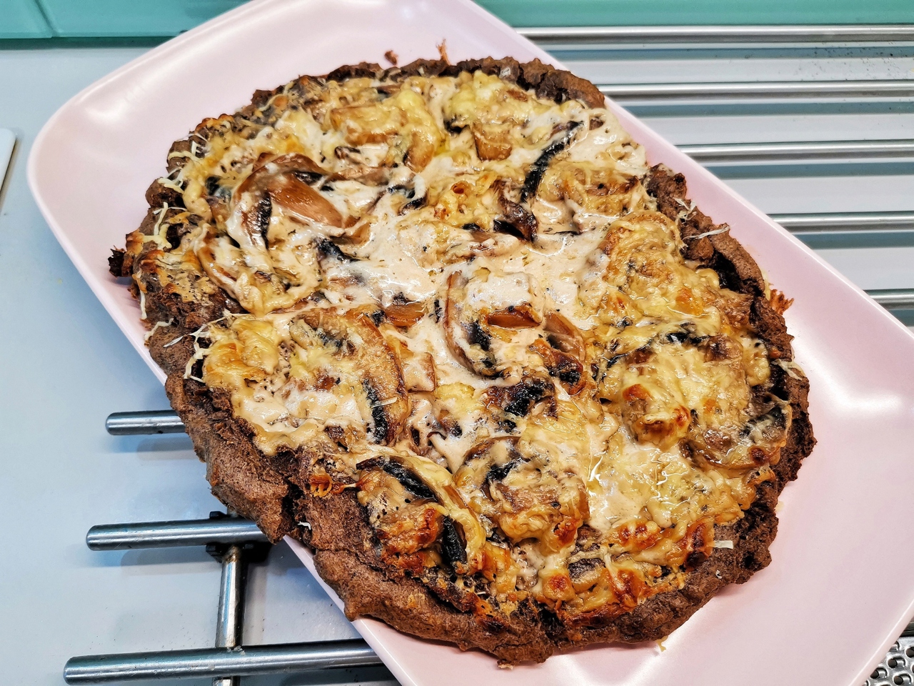 Mushroom Keto Pizzetta