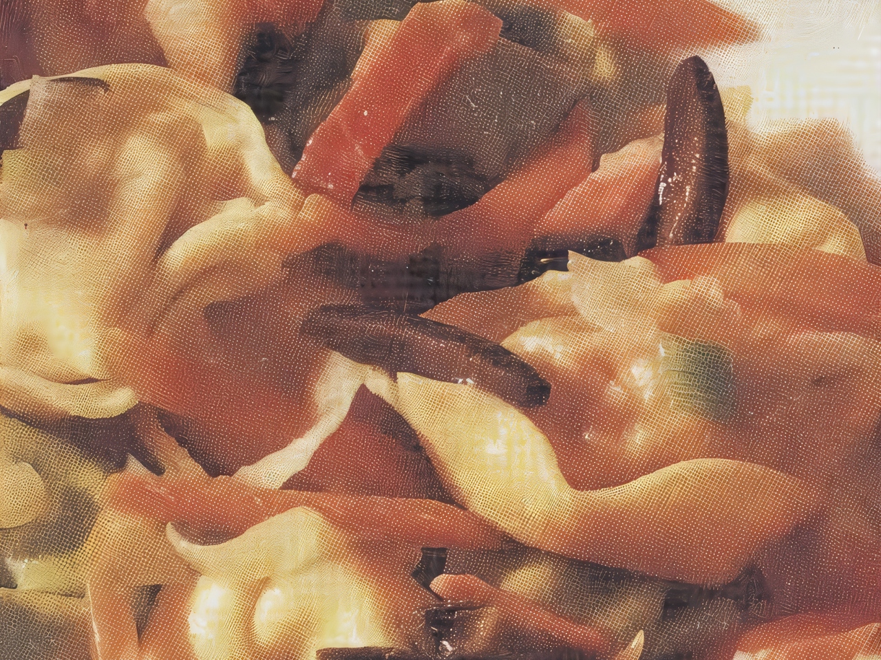 Mushroom Tortellini with Prosciutto
