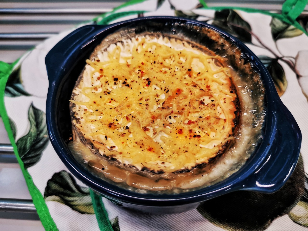Mushroom Julienne with Camembert